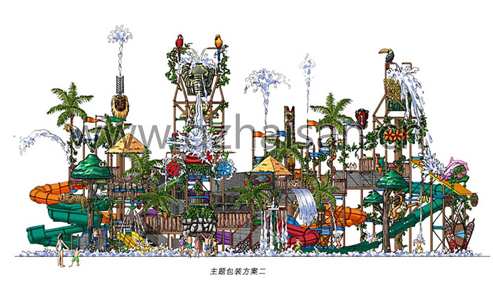 壹号娱乐-com游乐为海花岛水上主题乐园提供设备制造安装全程服务